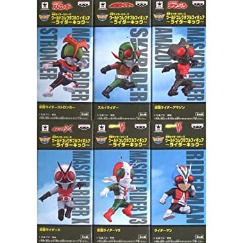 (非常に良い)仮面ライダーシリーズ ワールドコレクタブルフィギュア ライダーキック 全6種セット