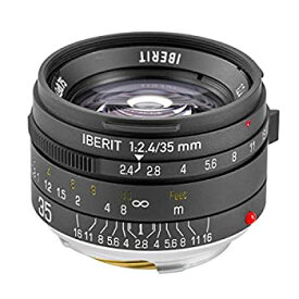 【中古】(非常に良い)KIPON 単焦点レンズ IBERIT (イベリット)?35mm f ／ 2.4レンズfor LEICA ライカMマウント Frosted Black(つや消し ブラック)