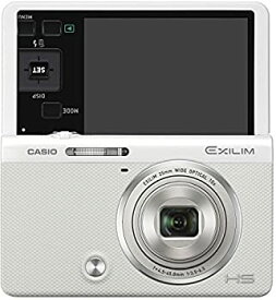 【中古】CASIO デジタルカメラ EXILIM EX-ZR50WE 1610万画素 自分撮りチルト液晶 メイクアップトリプルショット ホワイト