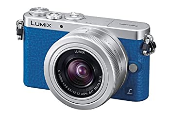 人気のクリスマスアイテムがいっぱい！ 【中古】(非常に良い)パナソニック ミラーレス一眼カメラ GM1S レンズキット ブルー DMC-GM1SK-A ミラーレス一眼カメラ