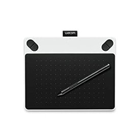 【中古】(非常に良い)ワコム Intuos Draw 【旧モデル】ペン入力専用 お絵描き入門モデル Sサイズ ホワイト CTL-490／W0