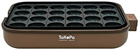 【中古】APIX た焼き器 【TaKoPa】 24穴 平面プレート・レシピ付き ブラウン ATM-024-BR