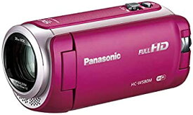 【中古】パナソニック HDビデオカメラ W580M 32GB サブカメラ搭載 高倍率90倍ズーム ピンク HC-W580M-P