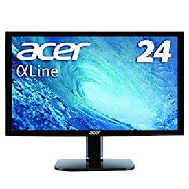 【中古】Acer モニター ディスプレイ AlphaLine 24インチ KA240Hbmidx フルHD TN HDMI DVI D-Sub スピーカー内蔵 ブルーライト軽減 VESA対応