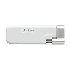 【中古】(非常に良い)ロジテック ライトニング USBメモリ 16GB LMF-LGU216GWH