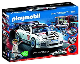 【中古】(未使用品)Playmobil 9225 Porsche 911 GT3 Cup Racing Command Station