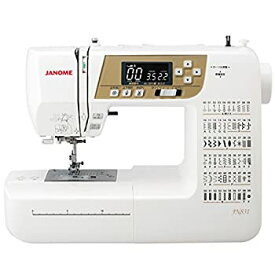 【中古】(非常に良い)JANOME コンピュータミシン (ハードカバー／ワイドテーブル／フットコントローラー標準装備) JN831