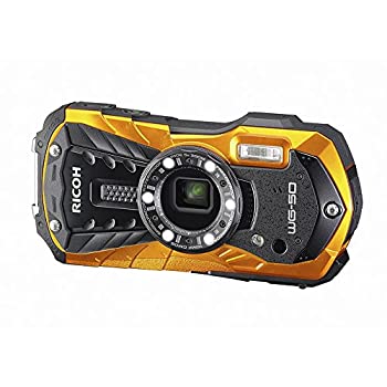 (非常に良い)RICOH 防水デジタルカメラ RICOH WG-50 オレンジ 防水14m耐ショック1.6m耐寒-10度 RICOH WG-50 OR 04581