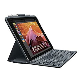 【中古】(非常に良い)ロジクール iPad用 キーボード iK1053BK ブラック Bluetooth キーボード一体型ケース iPad 第5世代及び第6世代対応 SLIM FOLIO