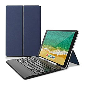 【中古】エレコム キーボード Bluetooth タブレット汎用ケース一体型 8.5~11.1インチ(iPad Pro 9.7／10.5／11対応)ブルー TK