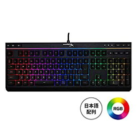 【中古】(未使用品)【日本語配列】HyperX Alloy Core RGB ゲーミングキーボード ゲーマー向け LEDバックライト 耐水性 HX-KB5ME