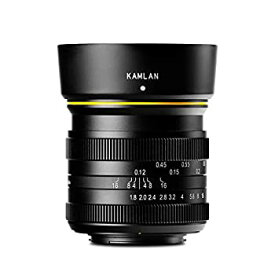 【中古】(非常に良い)【国内正規品】 KAMLAN 交換レンズ 単焦点レンズ 広角レンズ 21 F1.8 ソニー Eマウント用 APS-C 国内保証付き KAM0014