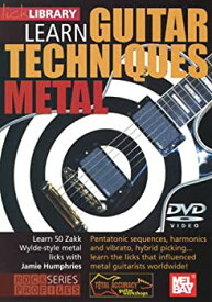 【中古】(未使用品)Learn Guitar Techniques: Metal [DVD] [Import]