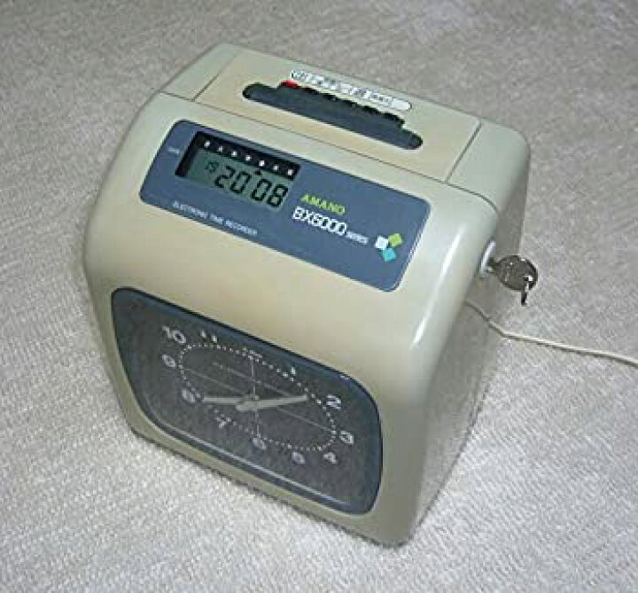 楽天市場】【中古】(未使用品)アマノ 電子タイムレコーダーBX-6200-G  