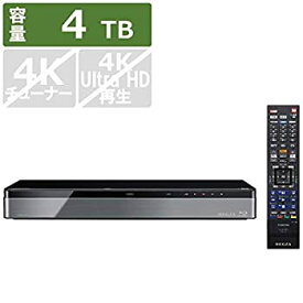 【中古】(非常に良い)東芝 4TB HDD/3チューナー搭載 ブルーレイレコーダー(+7チャンネルまるごと録画可能) タイムシフトマシンTOSHIBA REGZA レグザブルーレイ DBR-M4