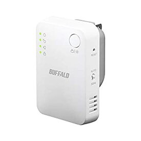 【中古】BUFFALO WiFi 無線LAN 中継機 有線LANポート搭載 WEX-733DHPS／N 11ac 433+300Mbps コンセント直挿しモデル
