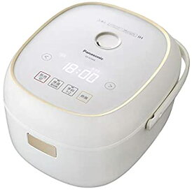 【中古】(非常に良い)パナソニック 炊飯器 3.5合 ひとり暮らし IH式 ホワイト SR-KT068-W