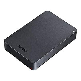 【中古】(非常に良い)BUFFALO USB3.1(Gen.1)対応 耐衝撃ポータブルHDD 4TB ブラック HD-PGF4.0U3-GBKA