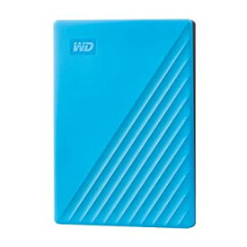 【中古】(未使用・未開封品)WD ポータブルHDD 2TB USB3.0 ブルー My Passport 暗号化 パスワード保護 外付けハードディスク ／ WDBYVG0020BBL-WESN
