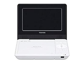 【中古】東芝 7型ポータブルDVDプレーヤーホワイトCPRM対応TOSHIBA REGZA レグザポータブルプレーヤー SD-P710SW