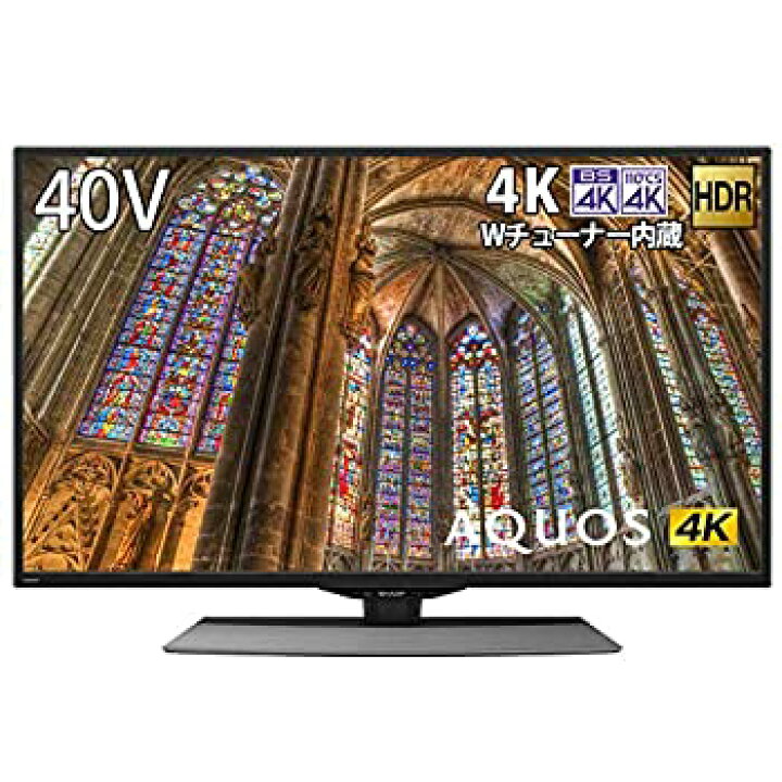 楽天市場】【中古】シャープ 40V型 4K チューナー内蔵 液晶 テレビ 