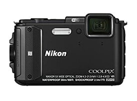 【中古】(非常に良い)Nikon デジタルカメラ COOLPIX AW130 ブラック BK