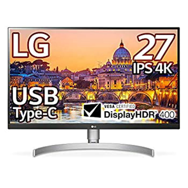 楽天市場】【中古】LG モニター ディスプレイ 27UL850-W 27インチ／4K 