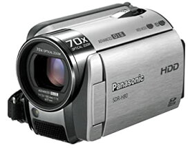 【中古】(非常に良い)パナソニック SD／HDDビデオカメラ シルバー SDR-H80-S