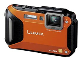 【中古】(非常に良い)パナソニック デジタルカメラ ルミックス FT5 防水 オレンジ DMC-FT5-D