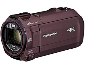 【中古】(非常に良い)パナソニック 4K ビデオカメラ VX992M 64GB 光学20倍ズーム カカオブラウン HC-VX992M-T