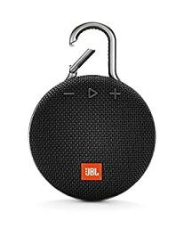 【中古】(非常に良い)JBL CLIP3 Bluetoothスピーカー IPX7防水／パッシブラジエーター搭載／ポータブル／カラビナ付 ブラック JBLCLIP3BLK 【国内正規品／メーカー1年