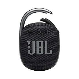 【中古】(非常に良い)JBL CLIP 4 Bluetoothスピーカー USB C充電／IP67防塵防水／パッシブラジエーター搭載／ポータブル／2021年モデル ブラック JBLCLIP4BLK 【国内