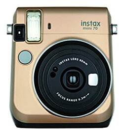 【中古】(非常に良い)FUJIFILM インスタントカメラ チェキ instax mini 70 ゴールド INS MINI 70N GOLD