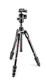 【中古】(未使用品)ヴァイテックイメージング Manfrotto 三脚 Befreeアドバンス カーボン 4段 自由雲台 T三脚キット ブラック全伸高150cm