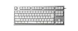 【中古】東プレ REALFORCE TKL SA for Mac 日本語配列 等荷重 91キー 静音テンキーレスキーボード 無接点スイッチ 有線 昇華印字 シル