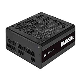 【中古】(非常に良い)Corsair RM650x PC電源ユニット 650W 80PLUS Gold認証 フルモジュラー ATX 2021モデル CP-9020198-JP PS1120