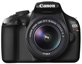 【中古】(非常に良い)Canon デジタル一眼レフカメラ EOS Kiss X50 レンズキット EF-S18-55mm F3.5-5.6 IS II付属 ブラック KISSX50BK-1855IS2LK