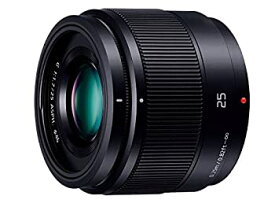 【中古】(非常に良い)パナソニック 単焦点レンズ マイクロフォーサーズ用 ルミックス G 25mm／ F1.7 ASPH. ブラック H-H025-K