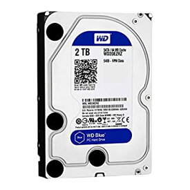 【中古】(非常に良い)WD HDD 内蔵ハードディスク 3.5インチ 2TB WD Blue WD20EZRZ-RT SATA3.0 5400rpm