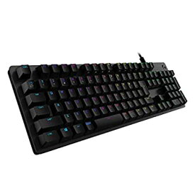 【中古】(未使用品)Logicool G ゲーミングキーボード G512-TC ブラック メカニカルキーボード タクタイル 日本語配列 LIGHTSYNC RG