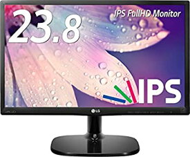 【中古】LG モニター ディスプレイ 24MP48HQ-P 23.8インチ/フルHD/IPS 非光沢/HDMI 端子付/HDMIケーブル同梱/ブルーライト低減機能