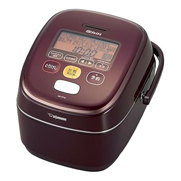 中古】象印 炊飯器 5.5合 圧力IH式 極め炊き ボルドー NP-YT10-VD  