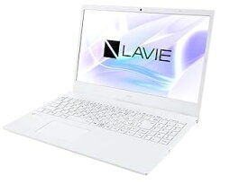 【中古】NEC LAVIE N15 N1565／AAW（パールホワイト）15.6型ノートパソコン（Ryzen 7／8GB／256GB）Microsoft Office Home ＆ Business 2019 PC-N1565AAW