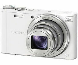 【中古】SONY デジタルカメラ Cyber-shot WX300 2110万画素 光学20倍 ホワイト DSC-WX300(W)