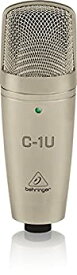 【中古】(未使用品)ベリンガー USBコンデンサーマイク ボーカル スタンドマウント付き C-1U
