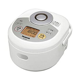 【中古】パナソニック IHジャー炊飯器 0.54L 0.5~3合 ホワイト SR-KG051-W