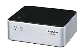 【中古】(非常に良い)SHARP PLC（高速電力線通信）アダプター 増設用 LAN4ポートタイプ HN-VA40