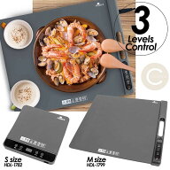 保温マット Mサイズ Sサイズ シリコン 卓上 保温プレート フードウォーマー 電気保温プレート 3段階温度 …