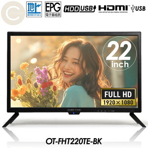 �t���e���r 22�C���` �t���n�C�r�W���� �R���p�N�g �O�tHDD�^��Ή� HDMI���� 6W�X�s�[�J�[ �d�q�ԑg�\ �����R���t�� OT-FHT220TE
