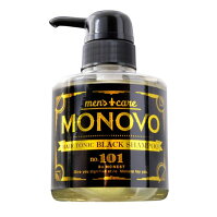 【送料無料・定期購入】MONOVOヘアトニックブラックシャンプー:4本(300ml×4)泡立て3分ヘアパック、これ1本で頭皮と髪を集中ケア【弱酸性/アミノ酸/ノンシリコンシャンプー】